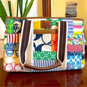 COACH Small Patchwork Tote